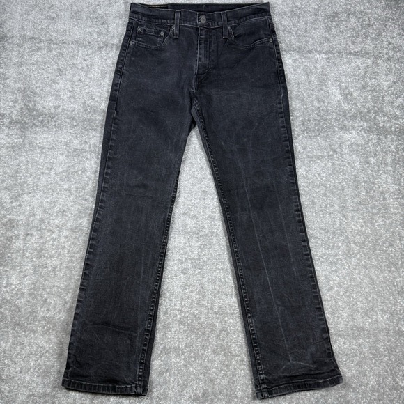 Levi's‎ 514 Jeans Men's 30x30 (Fits 30x29) Black Straight Leg - Picture 1 of 8